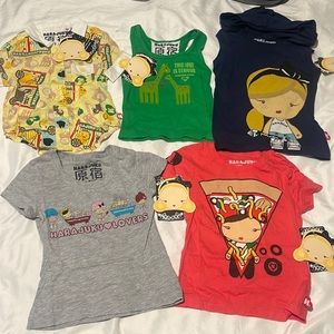 New Gwen Stefanie Harajuku Lovers Little Girls Toddler Tops Shirts 2 2T